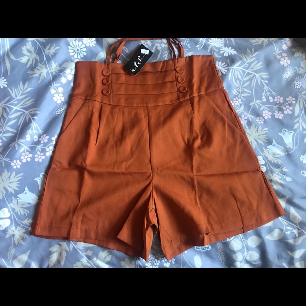 Brand new rust shorts